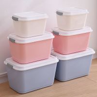 优旋,youe shone 收纳箱北欧简约收纳箱大中小号塑料带盖收纳筐衣服玩具整理箱储物盒子