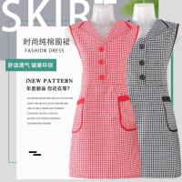 优旋(youe shone) 围裙围裙厨房家用翻领女洋气工作服干活上班可爱罩衣薄款劳保漂亮