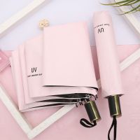 优旋 伞自动雨伞女学生黑胶遮阳伞防晒太阳伞男折叠晴雨大号伞