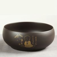 优旋 茶具紫砂大号茶洗家用茶渣缸功夫茶具配件洗茶杯的器皿水洗盆小号笔洗