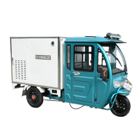 三轮电动冲洗车凯叻厂家直销汽油清洗机小广告污渍口香糖冲洗