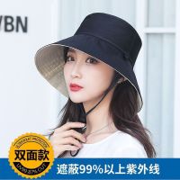 新款夏天渔夫帽女遮脸韩版防晒紫外线遮阳帽子大沿潮百搭日系夏季时尚