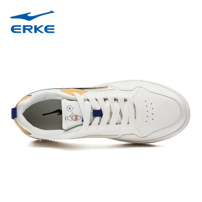 鸿星尔克(ERKE)板鞋男鞋透气2022夏季新款休闲白色男士运动鞋子小白鞋男