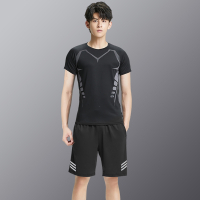 运动套装男迈高登夏季跑步装备速干衣短袖T恤宽松 篮球训练健身衣服