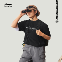 李宁(LI-NING)CF溯短袖T恤男女官方夏季新款圆领上衣针织运动服