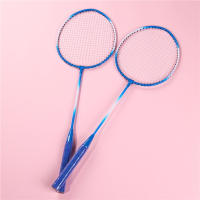 羽毛球单双拍亲子娱乐入门级球拍学生成人初级耐打分体拍批发