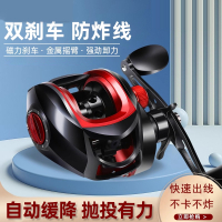 水滴轮远投防炸线微物路亚竿渔轮金属打黑泛用深线杯鱼线轮筏钓轮