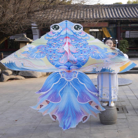 麦元风筝微风易飞儿童大人专用大号金鱼风筝国风国潮成人大型