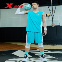 特步篮球服套装男新款夏季训练实战比赛球服运动服宽松男套装队服