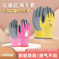 儿童手套赶海专用抓螃蟹防咬夹户外宠物劳动采摘园艺防护装备