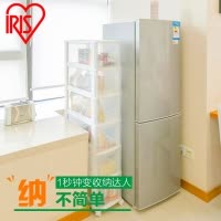 爱丽思(IRIS)窄型抽屉式收纳柜 整理柜爱丽丝多层带轮角落窄柜子 抖音