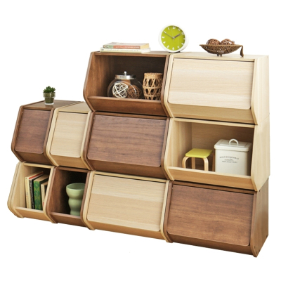 爱丽思(IRIS)简约木质收纳柜整理储物窄柜卧室书柜置物柜爱丽丝 抖音