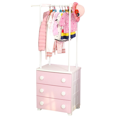 爱丽思(IRIS) 简易储物柜子婴儿宝宝衣柜爱丽丝儿童挂衣式收纳柜 抖音