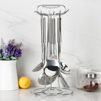 厨房锅铲架挂勺架挂勾诗曼特置物架餐具架子炊具架收纳架勺子架铲子架子