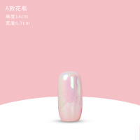 珍珠小花瓶客厅插花北欧创意简约家居饰品餐桌陶瓷干花装饰品摆件 彩虹珍珠A款