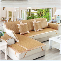 沙发垫夏季凉席坐垫1+2+3套装简约现代藤席竹 凉垫防滑夏天款