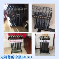 12头带锁雨伞架18位24口纳丽雅酒店大堂银行收纳定制商用便民挂伞架子 24头雨伞架