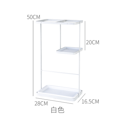 12头24头36头便民雨伞纳丽雅架带伞商用酒店大堂带锁雨伞架锁家用简约 柠檬黄迷你雨伞架白色