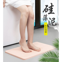 硅藻泥脚垫浴室吸水防滑垫纳丽雅卫生间海藻硅藻土口厕所速干地垫洗澡