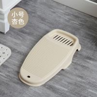 搓衣板家用一体式加厚防滑洗衣服纳丽雅洗衣板创意跪用惩罚 搓衣板子 小号-卡其色