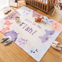 儿童房间地毯卧室满铺卡通纳丽雅可爱公主床边毯家用地毯长方形客厅地垫