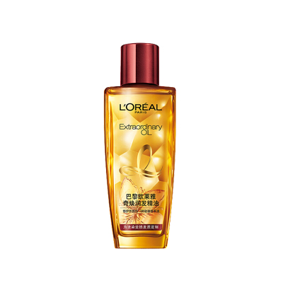 欧莱雅(LOREAL)奇焕润发护发精油50ml(小红瓶 针对烫染发质 有非卖品字样)