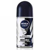 妮维雅男士黑白出众爽身 走珠液50ml