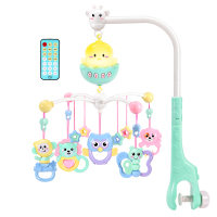 床铃音乐旋转床头摇铃3-6-12个月新生儿玩具0-1岁男孩