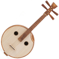 梵巢 老花梨木 直头 中阮 乐器 乐队 剧团 演奏 用琴 成人考级 演奏 演出 缺口 阮琴 ZR-07