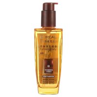 欧莱雅(LOREAL)奇焕润发护发精油100ml(小棕瓶 针对干性发质 免洗 柔顺 防分叉)