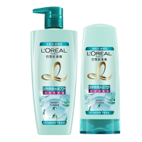 欧莱雅(L'OREAL)透明质酸水润洗护套装（洗发露700ml+润发乳400ml）