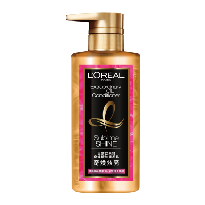 欧莱雅（LOREAL）奇焕精油 润发乳 奇焕炫亮 440ml 大金瓶护发素 无硅油