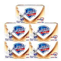 舒肤佳(Safeguard )香皂牛奶精粹肥皂沐浴皂100gx5块 洗澡洗脸身体两用 温和不紧绷冬季滋养萌新上市