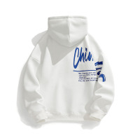 蓝缕金(LANLVJIN)男士卫衣春季2022新款宽松印花棉涤连帽袋鼠袋长袖外套青少年潮学生上衣韩版休闲学生男装