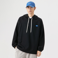 蓝缕金(LANLVJIN)男士卫衣秋季2022新品宽松连帽长袖打底衫青年套头连帽棉上衣港风休闲男装