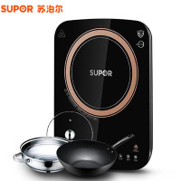 苏泊尔（SUPOR） 电磁炉 IM05-220 多功能家用超薄触屏火锅 好炉好锅系列 黑色 正品联保