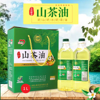 【中华特色】三江馆 广西三江特产山椿山茶油1Lx2瓶  48小时内发货