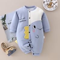 智扣婴儿连体衣服秋冬季加厚保暖棉袄套装抱衣男新生儿棉服女宝宝冬装