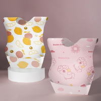 一次性婴幼儿围兜智扣宝宝口水巾柔软小方巾 儿童免洗围嘴便携饭兜