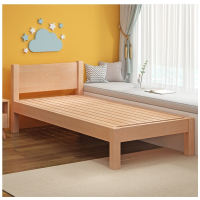  儿童床拼接床婴儿床拼接大床加宽床榉木单人男孩宝宝床边小床