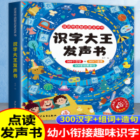 智扣识字大王发声书会说话的早教有声书幼儿象形识字认字 3–6-8岁手指点读发声书早教启蒙绘