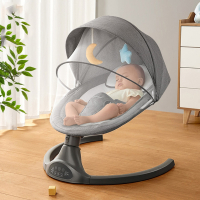 智扣哄娃 婴儿摇摇椅宝宝哄睡躺椅带娃新生儿摇摇床电动摇篮安抚椅