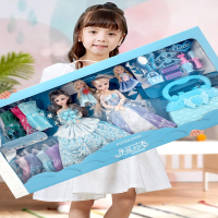 智扣洋娃娃玩具女孩大号超大礼盒换装套装