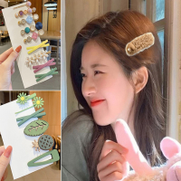 2022年新款发夹女侧边发卡智扣头发夹子头饰刘海儿童可爱卡子2022