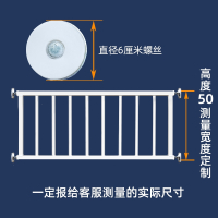 智扣免打孔儿童安全防护栏窗户栏杆隐形防盗窗网室内阳台飘窗家用自装_6厘米螺丝高50宽度定制