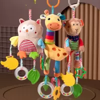 智扣婴儿车玩具挂件宝宝床铃床头摇铃车载座椅安抚玩具推车挂件