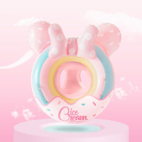 子款游泳圈儿童坐圈加厚婴幼儿男宝宝救生圈1-4岁小女孩游泳圈