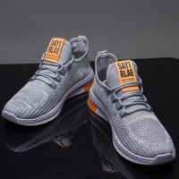 新款男鞋2019秋季休闲鞋男士轻便耐磨跑步鞋系带舒适学生运动跑鞋