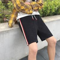 新款港风2019日系短裤男宽松休闲灯芯绒学生男夏裤五分裤沙滩裤子预售定制款韩版潮牌