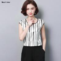 新款2019新款夏装仿真丝雪纺衫女短袖上衣背心修身购物商城韩版潮预售定制款韩版潮牌